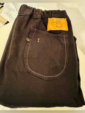 RARE 45Rpm indigo woman pants